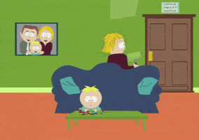 butters stotch painting GIF by South Park 