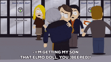 walking hugging GIF by South Park 