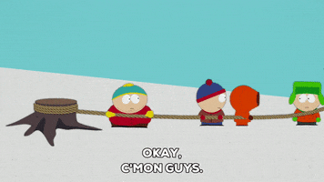kyle broflovski snow GIF by South Park 