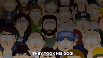 shocked dog GIF by South Park 
