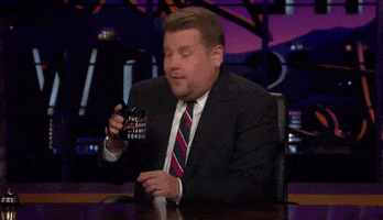 james corden drinking GIF by The Late Late Show with James Corden