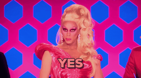 drag race yes GIF by RuPaul's Drag Race