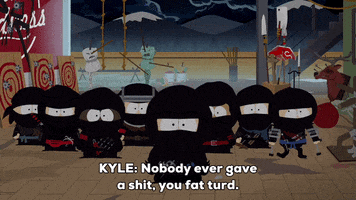 kyle broflovski ninja GIF by South Park 