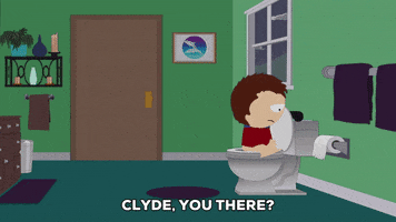 toilet clyde donovan GIF by South Park 