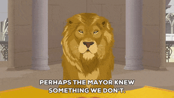 lion parody GIF by South Park 