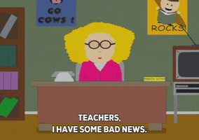 school desk GIF by South Park 