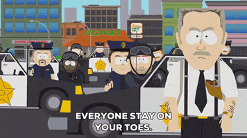 police preparing GIF by South Park 
