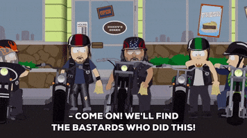 motorcycles bikers GIF by South Park 