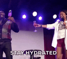 Stay Hydrated Live Show GIF by 2 Dope Queens Podcast