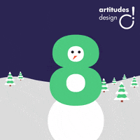 day 8 snow GIF by Artitudes Design