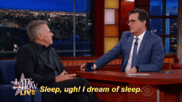 Election 2016 Sleep Ugh I Dream Of Sleep GIF by The Late Show With Stephen Colbert