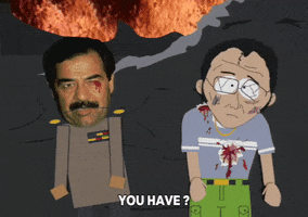 saddam husein lava GIF by South Park 