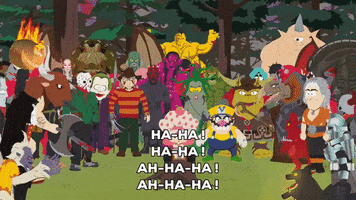 monsters laughing GIF by South Park 