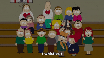 crowd butters scotch GIF by South Park 