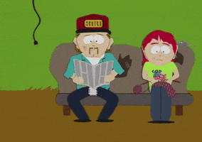 kenny mccormick newspaper GIF by South Park 