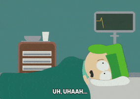 kyle broflovski hospital GIF by South Park 