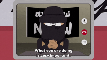 ninja sign GIF by South Park 