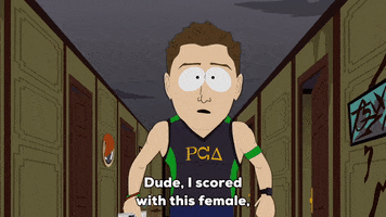 hallway speaking GIF by South Park 