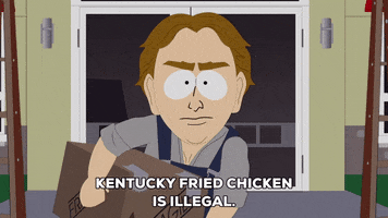 Angry Fried Chicken GIF by South Park