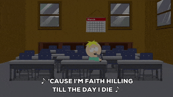 butters stotch singing GIF by South Park 