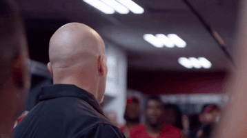 sport quinn speech locker room GIF by Atlanta Falcons
