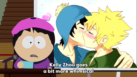 kiss cartoon south park