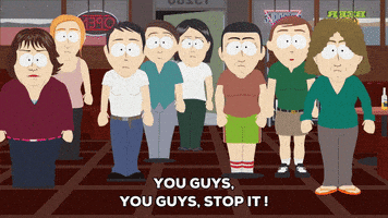 woman crowd GIF by South Park 
