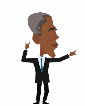 Barack Obama Dancing GIF by Animatron