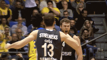 excited nicolo melli GIF by EuroLeague