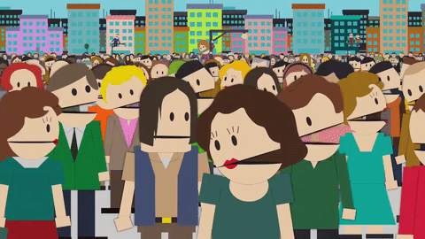 Crowd Talking GIF by South Park - Find & Share on GIPHY