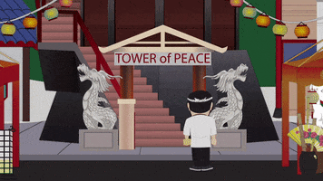 walking event GIF by South Park 