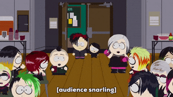 scared gym GIF by South Park 
