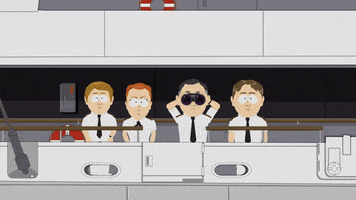 scared ship GIF by South Park 