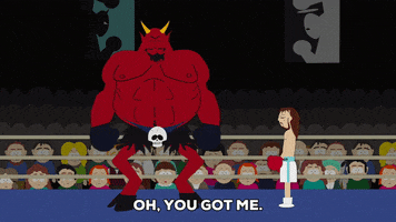 jesus fighting GIF by South Park 