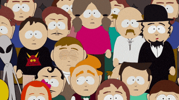 crowd gathering GIF by South Park 