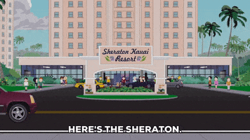 hotel tourists GIF by South Park 