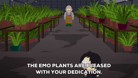 south park emo plants