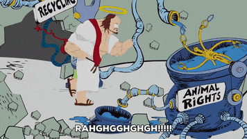 jesus attack GIF by South Park 