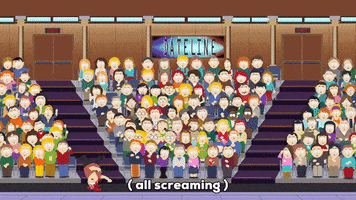 crowd screaming GIF by South Park 
