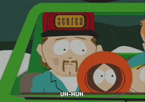 driving kenny mccormick GIF by South Park 