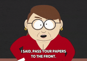 teacher pass GIF by South Park