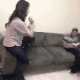 deniscarterunderwood christmas tree rage GIF