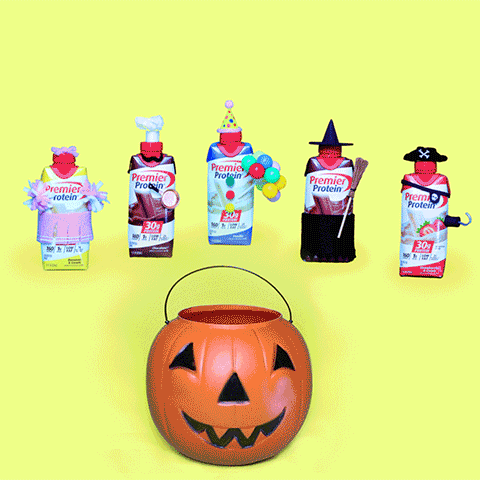 Trick Or Treat Halloween GIF by Premier Protein