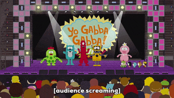 yo gabba concert GIF by South Park 