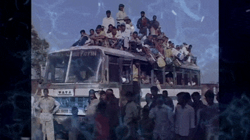 crowd bus GIF by South Park 