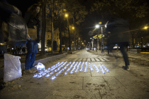 luzinterruptusmartinez art light outdoor installation GIF