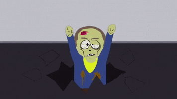 zombie wall GIF by South Park 