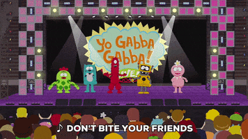 yo gabba gabba performance GIF by South Park 