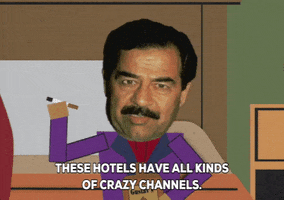 saddam hussein cheating GIF by South Park 
