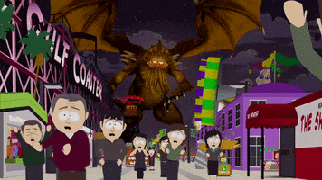 crowd running GIF by South Park 